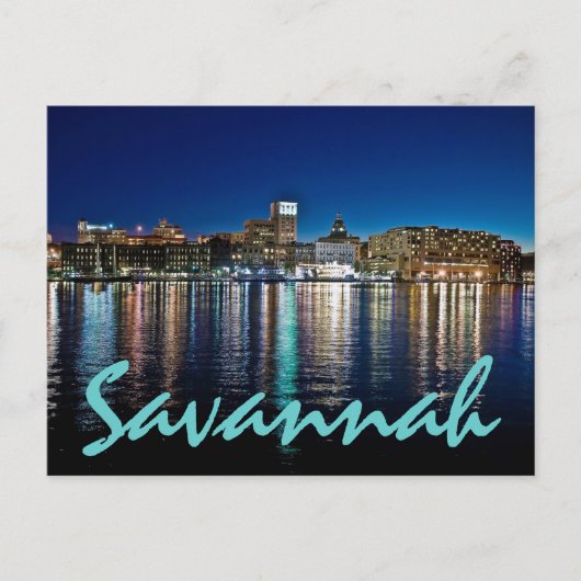 Savannah, Georiga, USA Postkarte (Vorderseite)