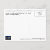 Savannah, Georiga, USA Postkarte (Rückseite)