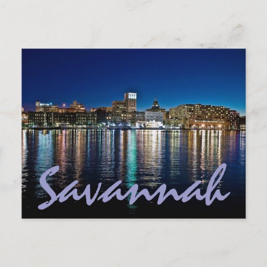 Savannah, Georiga, USA Postkarte (Vorderseite)