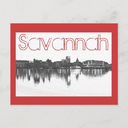 Savannah, Georiga, USA Postkarte (Vorderseite)