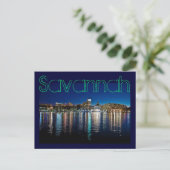 Savannah, Georiga, USA Postkarte (Stehend Vorderseite)