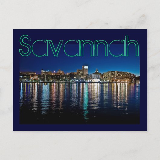 Savannah, Georiga, USA Postkarte (Vorderseite)