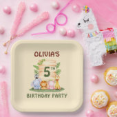 Savannah giraffe Löwe Hippo Zebra Elefant Pappteller (Party)