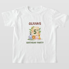 Savannah giraffe Löwe Hippo Zebra Elefant T-Shirt