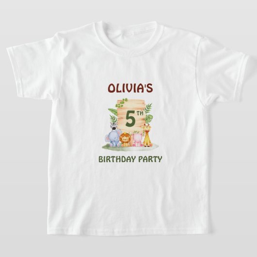 Savannah giraffe Löwe Hippo Zebra Elefant T-Shirt (Ablage )