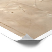 Savannah Golden Grass A3 Poster (Ecke)