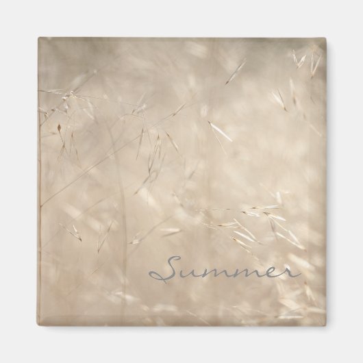 Savannah Golden Grass Summer Magnet (Vorne)