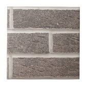 Savannah Gray Brick und White Mortar Fliese (Vorderseite)