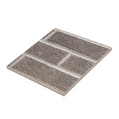 Savannah Gray Brick und White Mortar Fliese (Seite)