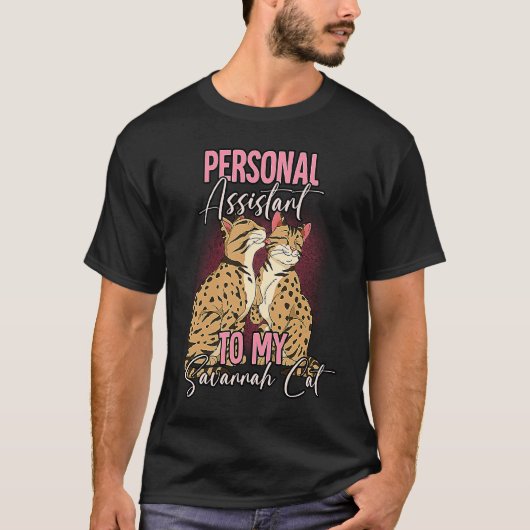 Savannah-Katze  10 T-Shirt (Vorderseite)