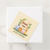 Savannah Löwe zebra hippo giraffe vielen Dank Geschenkanhänger (Beispiel)