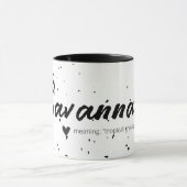 Savannah Name Tasse Individuelle Name Personalisie (Zentrum)