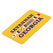 Savannah Nautical Flag - Magnet (Linke Seite)