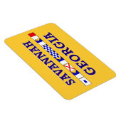 Savannah Nautical Flag - Magnet (Rechte Seite)