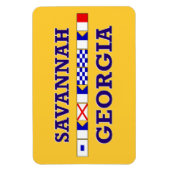 Savannah Nautical Flag - Magnet (Vertikal)