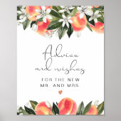 SAVANNAH Peach Advisor und wünscht Unterschrift Poster (Vorne)