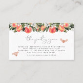 SAVANNAH Peach Bachelorette Panty Game Ticket (Vorderseite)