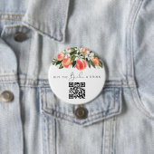 SAVANNAH Peach Kaufen Sie die Braut ein Getränk QR Button (Beispiel)