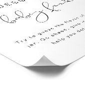 SAVANNAH Peach ratess the Baby Food Baby Shooter Poster (Ecke)