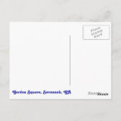 Savannah Postcard Postkarte (Rückseite)