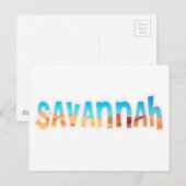 SAVANNAH POSTKARTE (Vorne/Hinten)