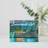 Savannah Postkarte (Stehend Vorderseite)