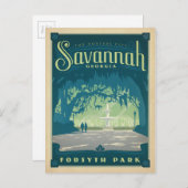 Savannah Postkarte (Vorne/Hinten)