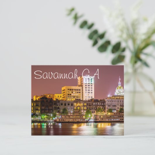 Savannah Postkarte (Stehend Vorderseite)