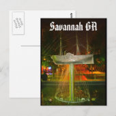 Savannah Postkarte (Vorne/Hinten)