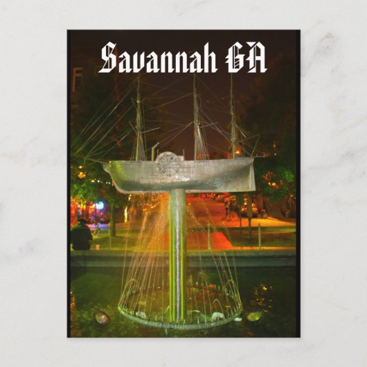 Savannah Postkarte (Vorderseite)