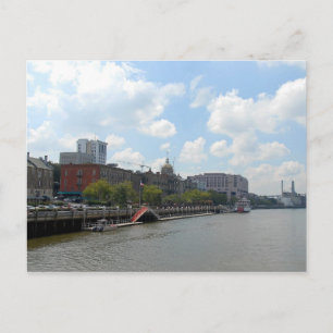 Savannah River Front Postkarte