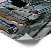 Savannah River Street 2 Poster (Ecke)