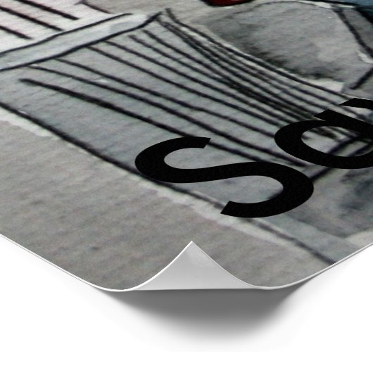 Savannah River Street 4 Poster (Ecke)