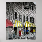Savannah River Street 4 Poster (Vorne)