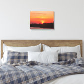 Savannah River Sunset Leinwand drucken (Insitu (Schlafzimmer))