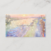 Savannah River Sunset Watercolor Website Begleitkarte (Vorderseite)