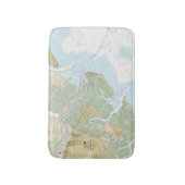 Savannah River und Wassaw Sound Nautical Chart Badematte (Vorderseite Vertikal)