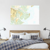 Savannah River und Wassaw Sound Version 2 Leinwanddruck (Insitu (Schlafzimmer))