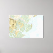 Savannah River und Wassaw Sound Version 2 Leinwanddruck (Vorderseite)