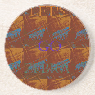 Savannah Safari Lasse Go Zebra Hakuna Matata mot Getränkeuntersetzer