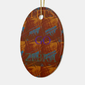 Savannah Safari Lasse Go Zebra Hakuna Matata mot Keramikornament (Links)