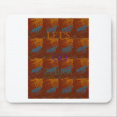 Savannah Safari Lasse Go Zebra Hakuna Matata mot Mousepad (Vorne)