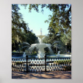 Savannah Serie: Springbrunnen Poster (Vorne)