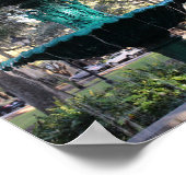 Savannah Series: Grüner Brunnen Poster (Ecke)