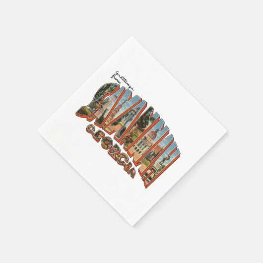 Savannah Serviette (Ecke)