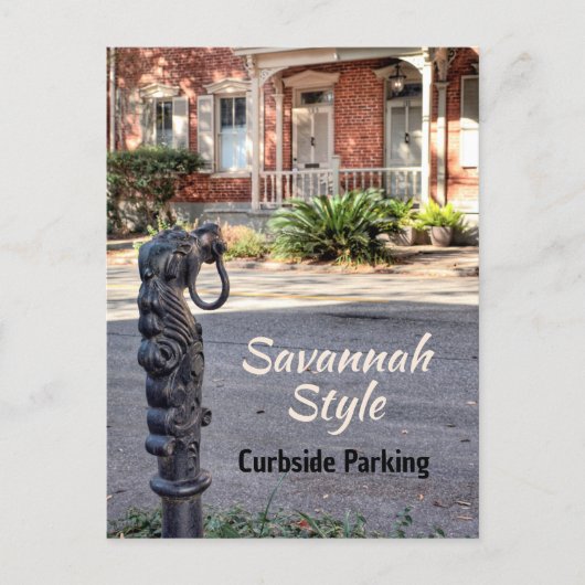 Savannah Southern Spaß Street Fotografy Fun Postkarte (Vorderseite)