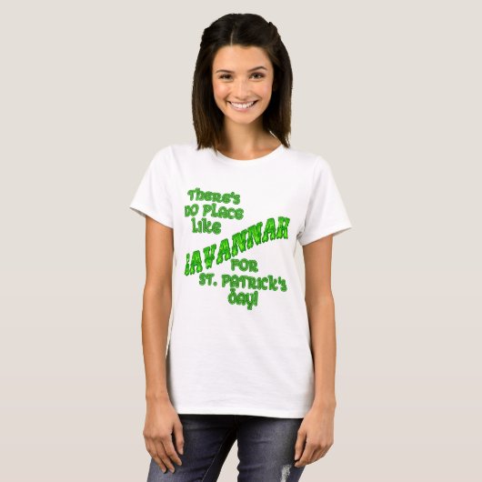 SAVANNAH St Patricks Day T-Shirt (Vorne ganz)
