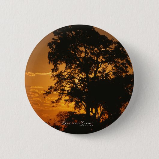 Savannah Sunset Button (Vorderseite)