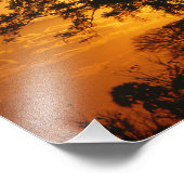 Savannah Sunset Fotodruck (Ecke)