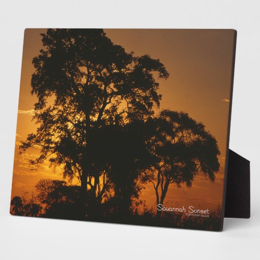 Savannah Sunset Fotoplatte (Seite)